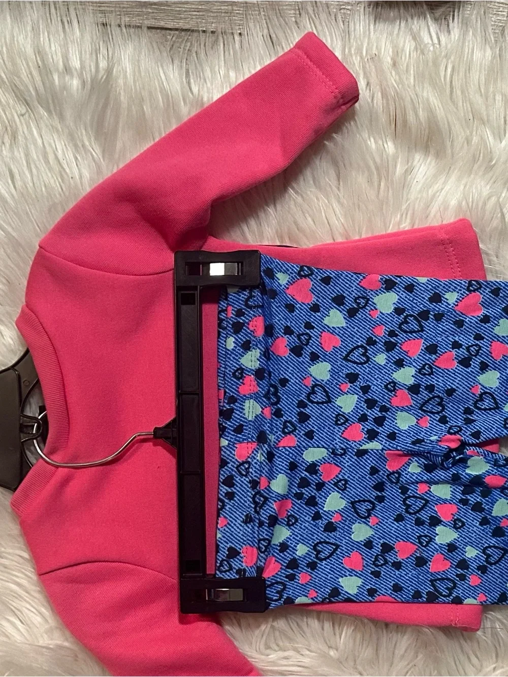 Trolls Pink Graphic Sweatshirt with Heart Accents